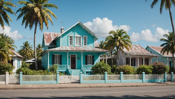 Les différents styles de maisons à l'île maurice